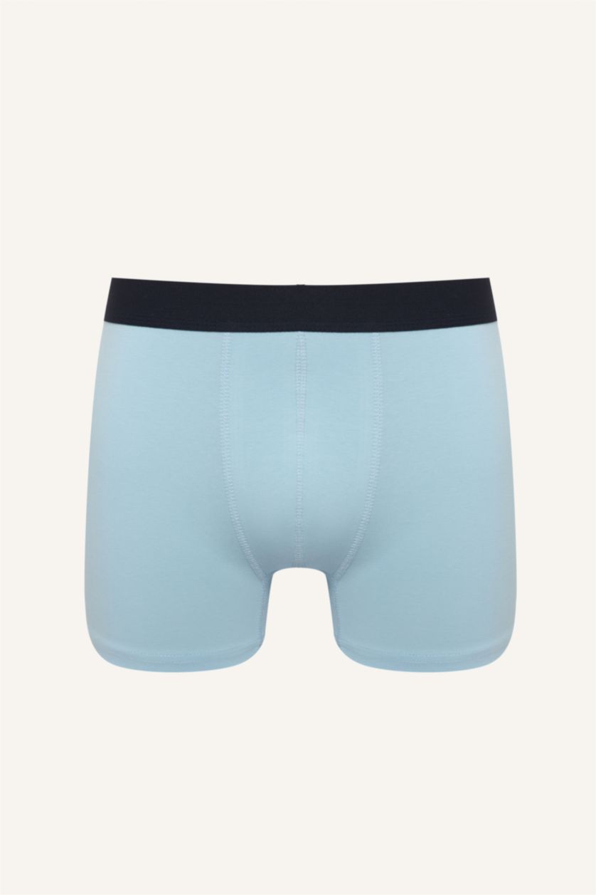 رجال كحلي بوكسر قصة عادية منقوش - 3 قطع