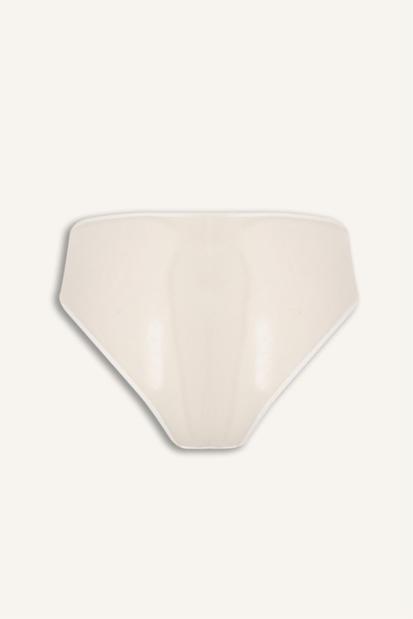 WOMAN Ecru With Lace Slip Panty