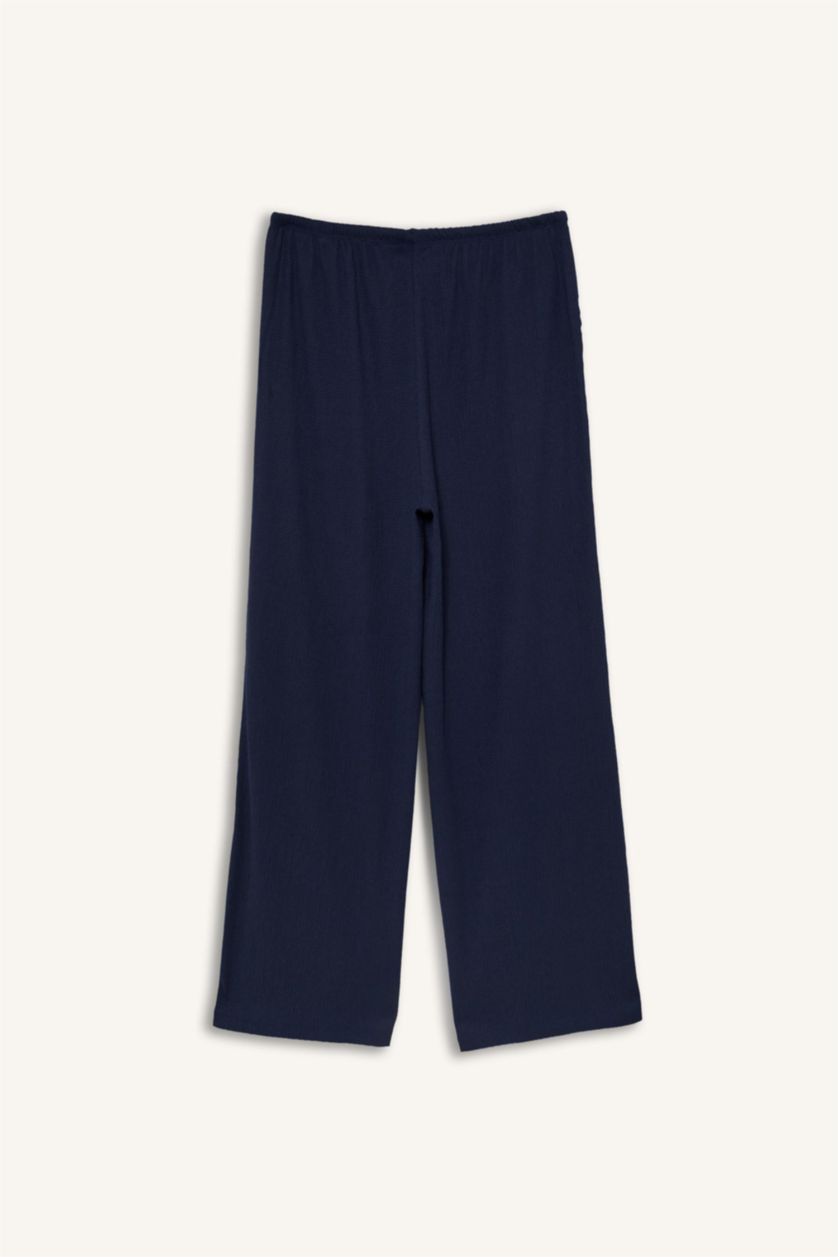 Женщины Индиго Брюки Wide Leg