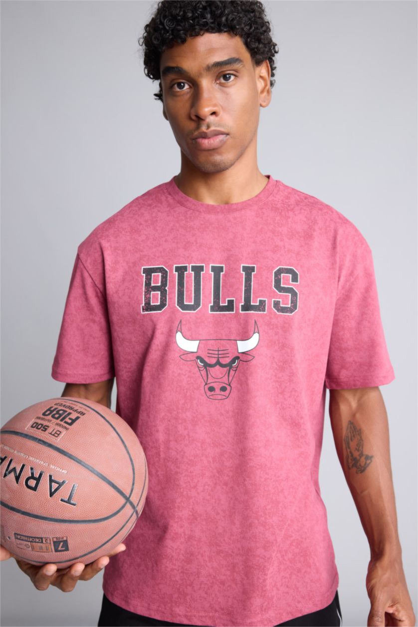 Men Coral Oversize Fit Short Sleeve T-Shirt