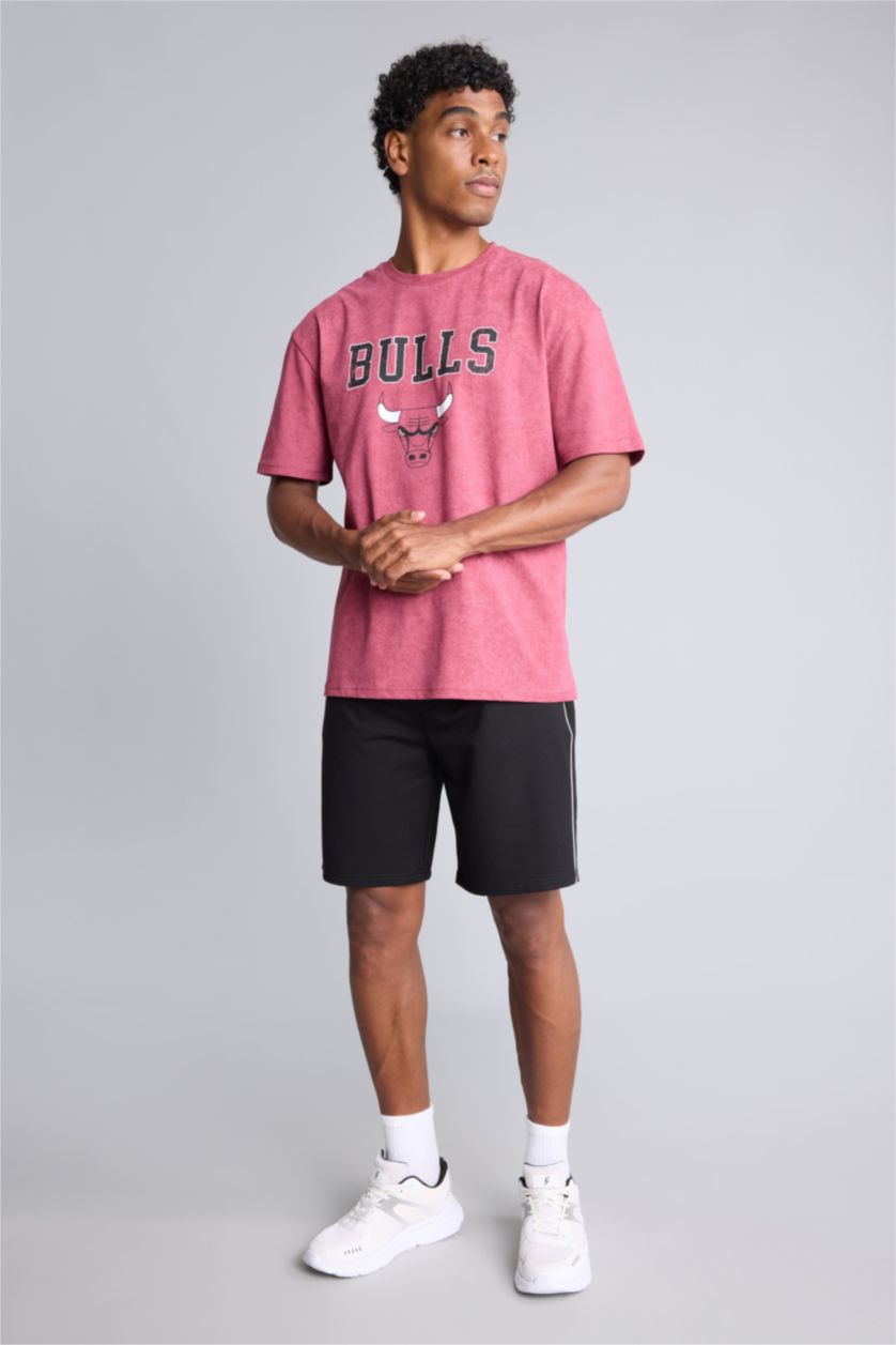 Men Coral Oversize Fit Short Sleeve T-Shirt