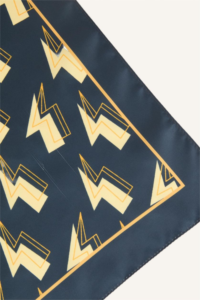 Erkek Çocuk - Genç Erkek Lacivert Desenli Bandana Erkek Çocuk