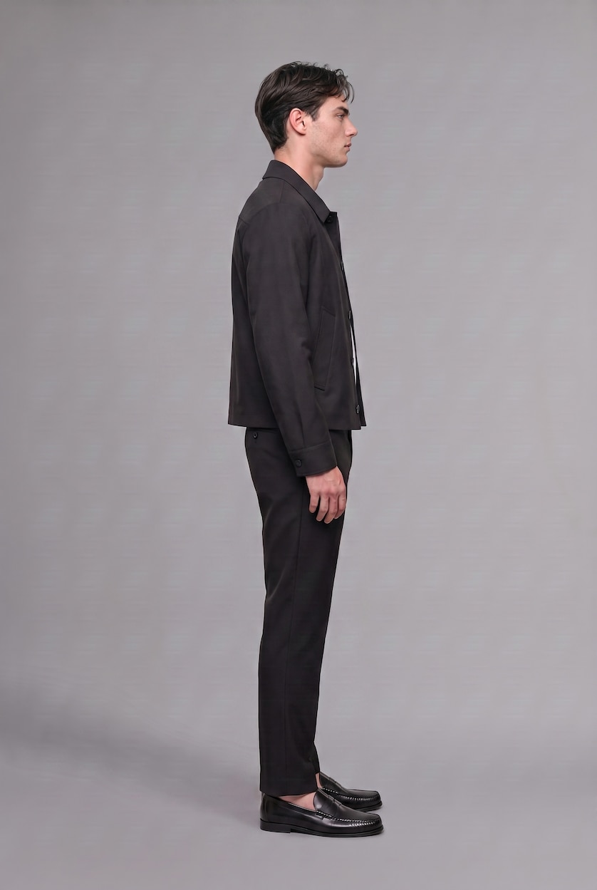 Men Black Regular Fit Blazer