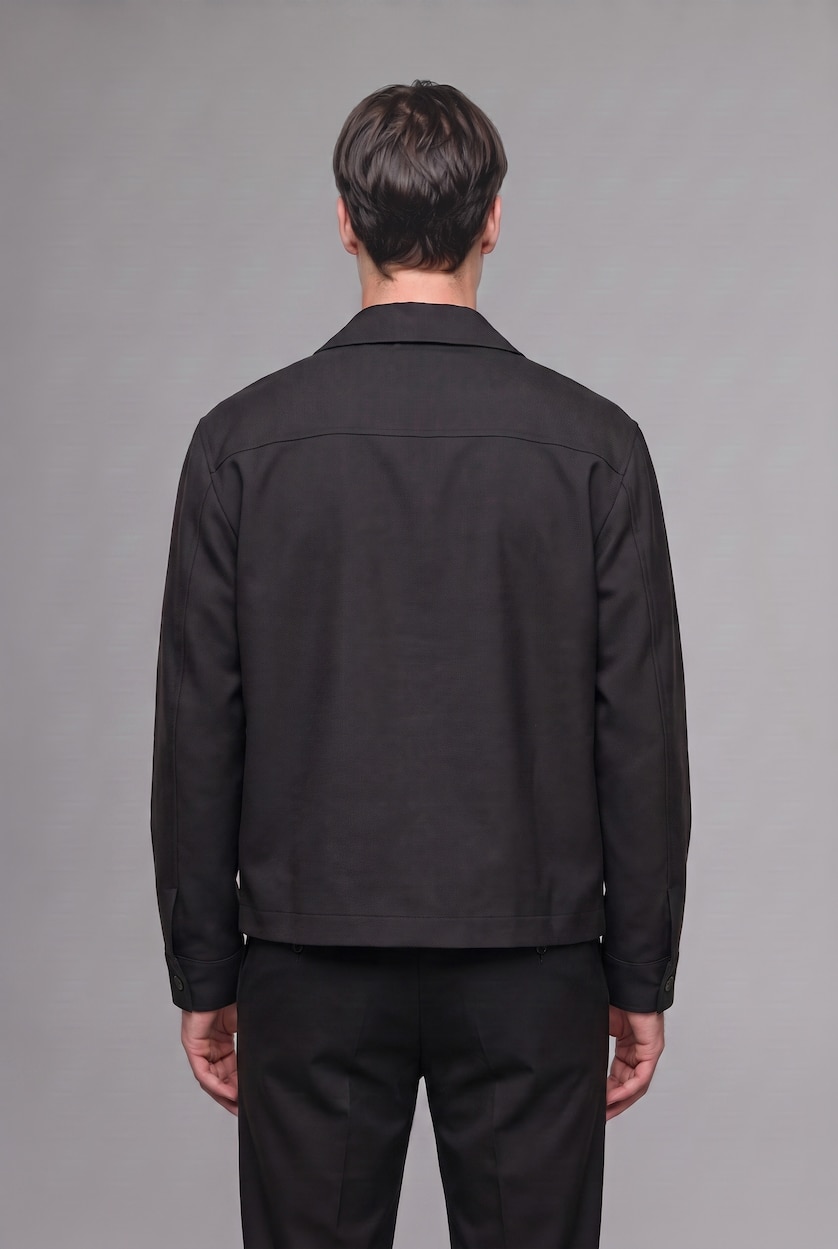 Men Black Regular Fit Blazer