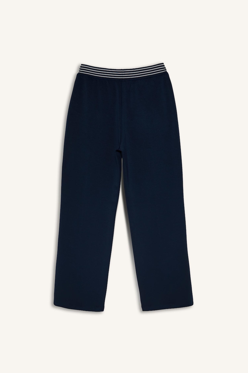 Women Indigo Straight Fit Modal Sports Sweatpants