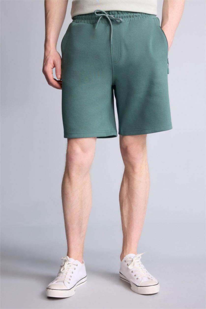 Erkek Yeşil Regular Fıt Şort