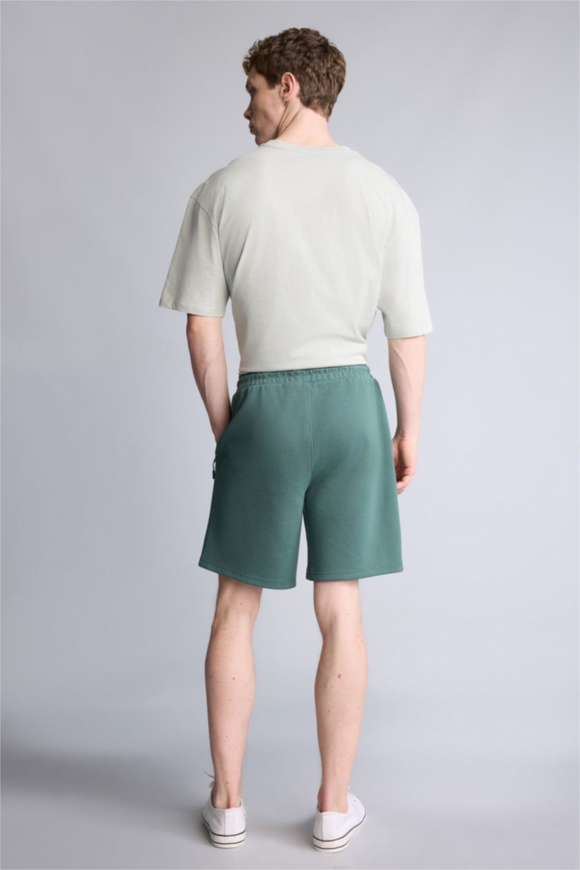 Erkek Yeşil Regular Fıt Şort