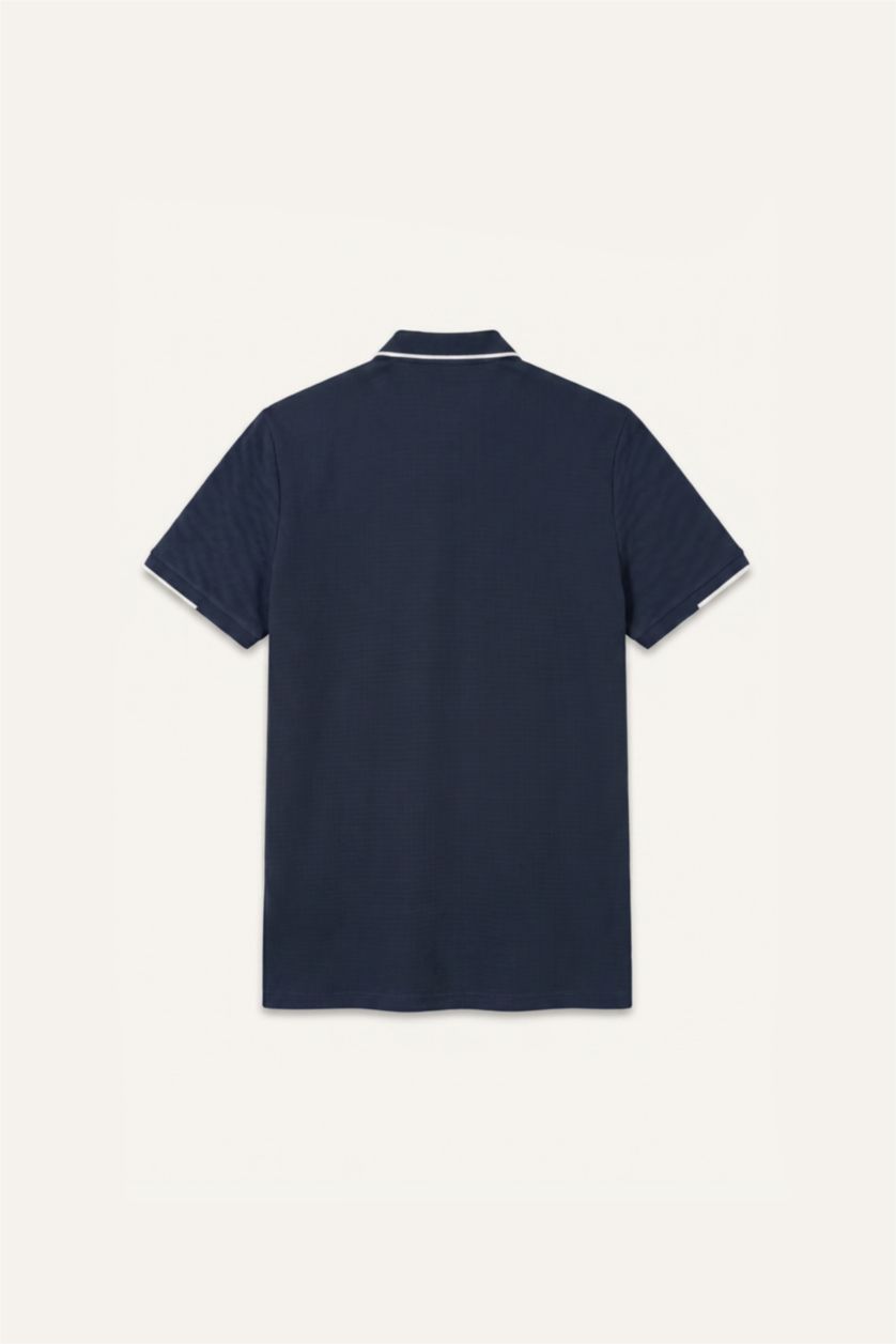 Erkek Lacivert Regular Fit Polo Tişört