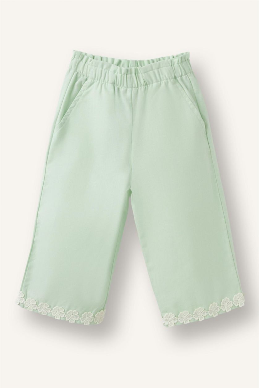 Baby Girls Mint 2 piece Regular Fit Floral Set