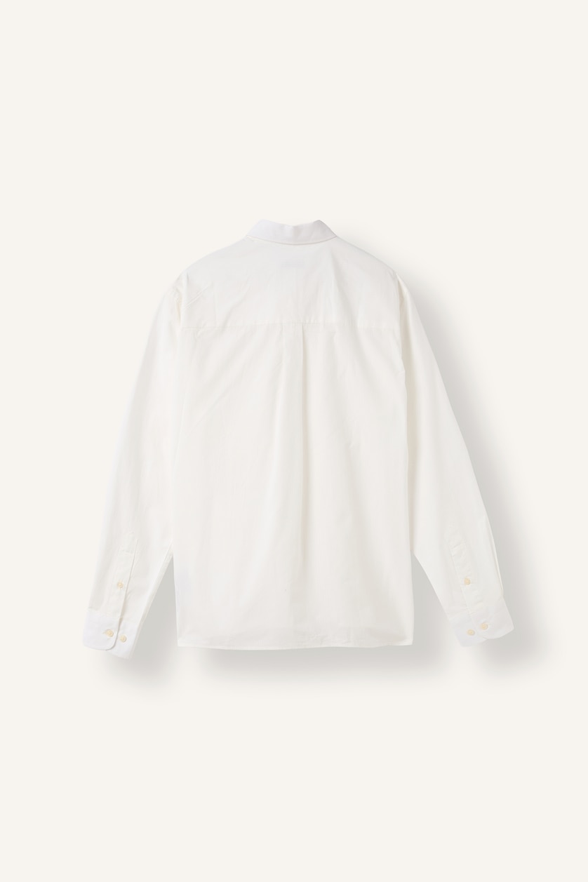 Men Ecru Regular Fit Cotton Long Sleeve Shirt