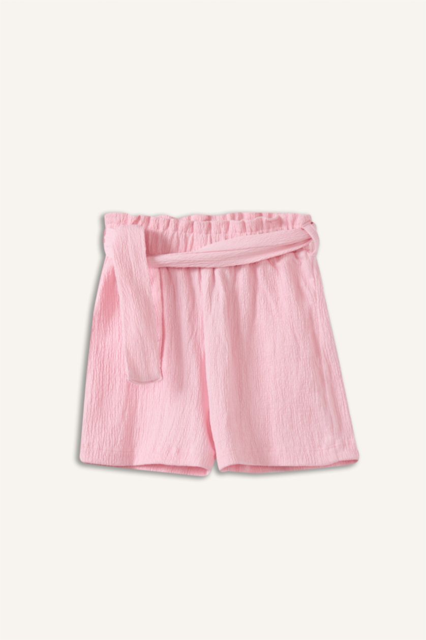 Kız Bebek Açık Pembe Kız Bebek Şort