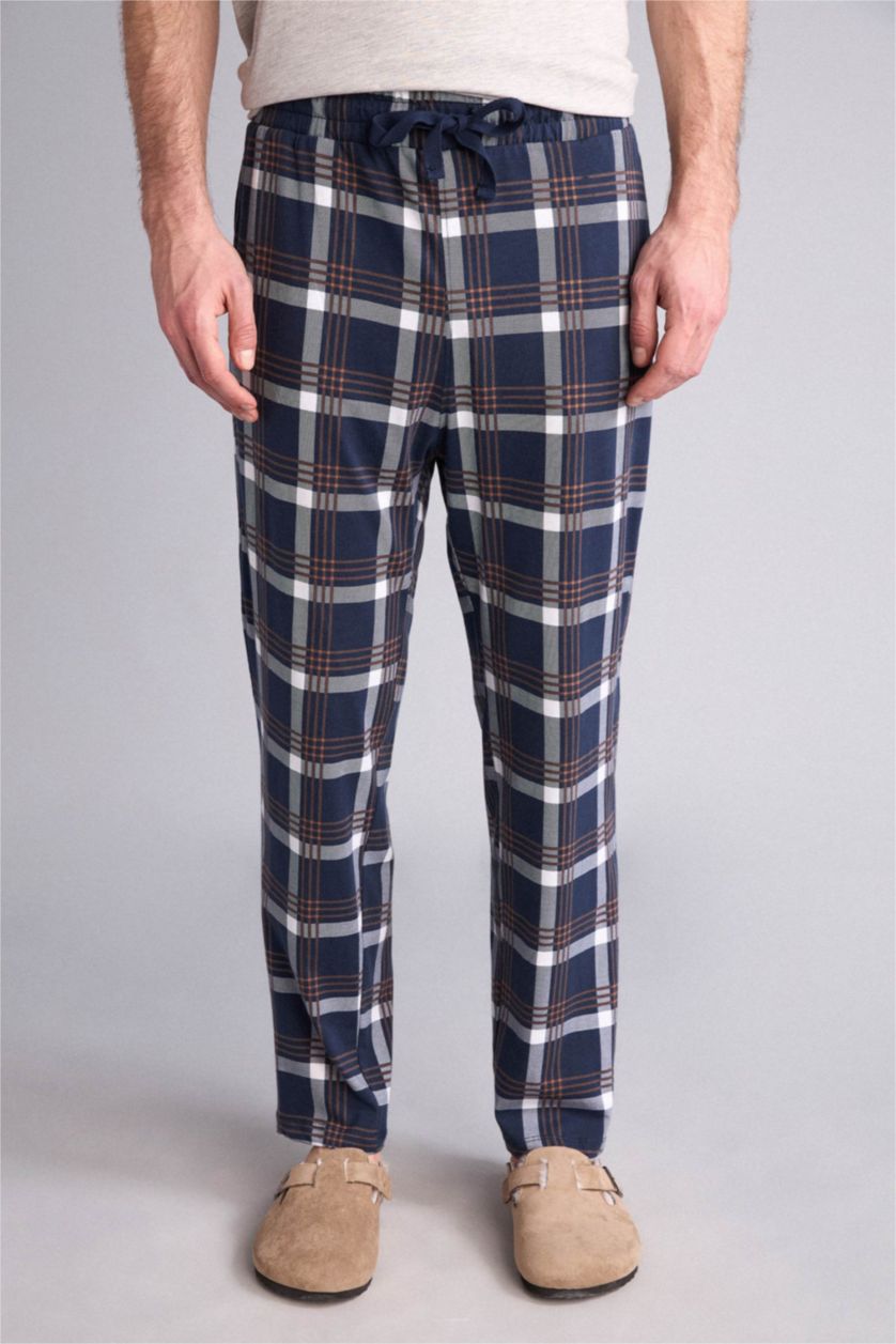 Erkek Lacivert New Regular Fıt Pijama Altı