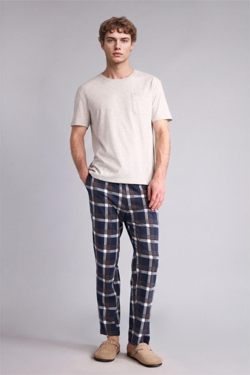 MAN NAVY New Regular Fit Knitted Bottoms