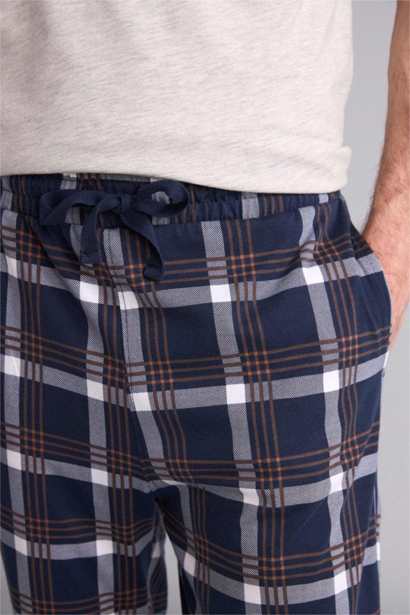 Erkek Lacivert New Regular Fıt Pijama Altı
