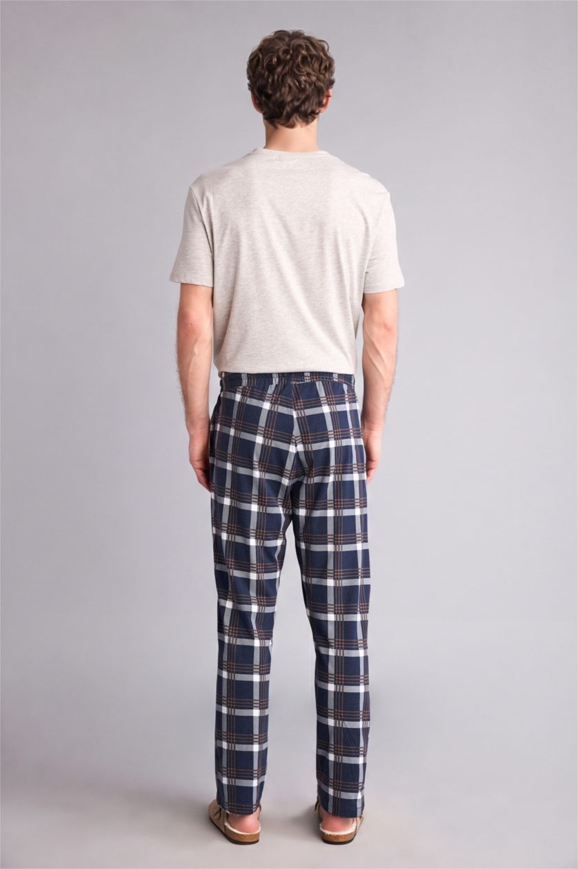 Erkek Lacivert New Regular Fıt Pijama Altı