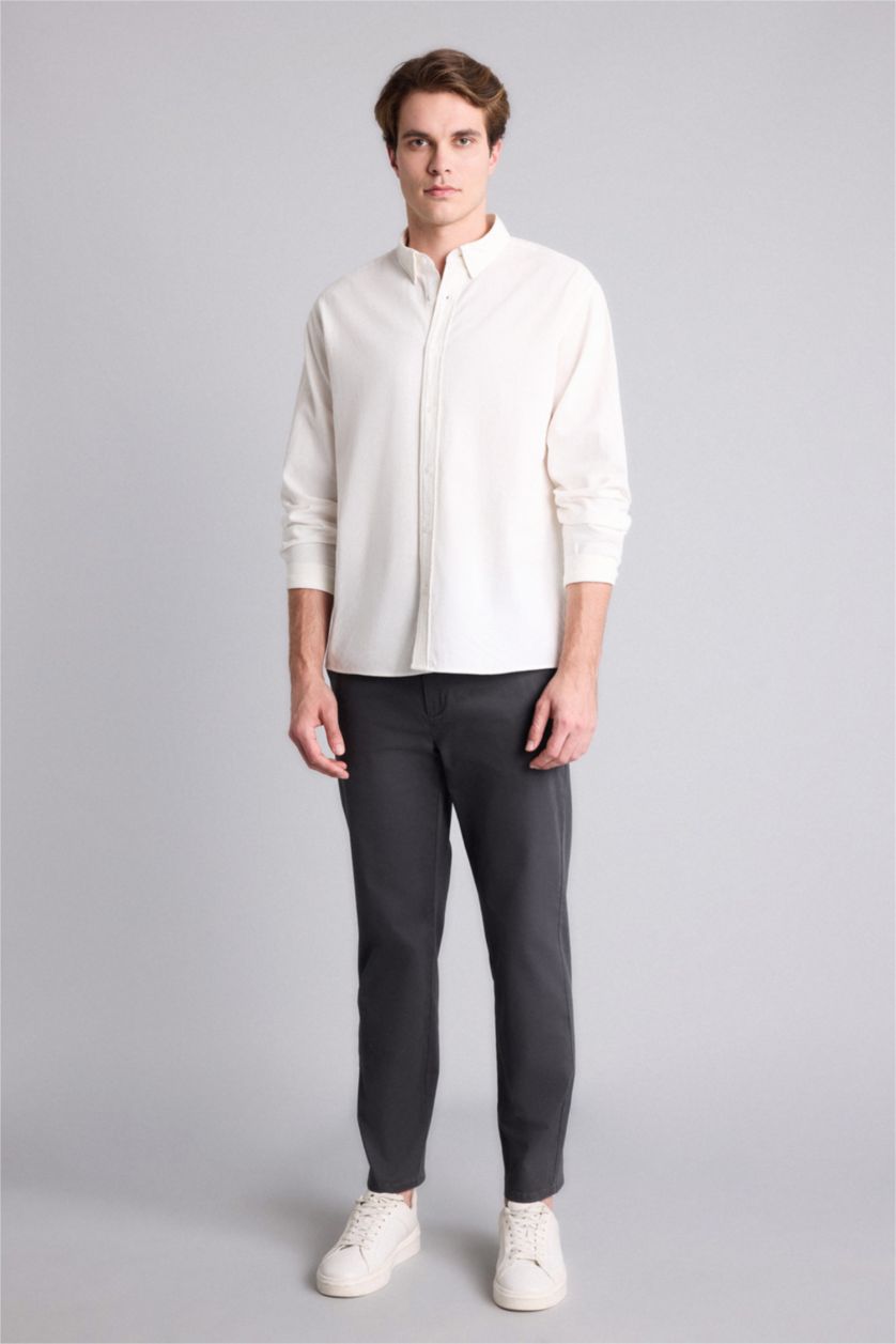 Мужчины Антрацит Брюки Regular Fit