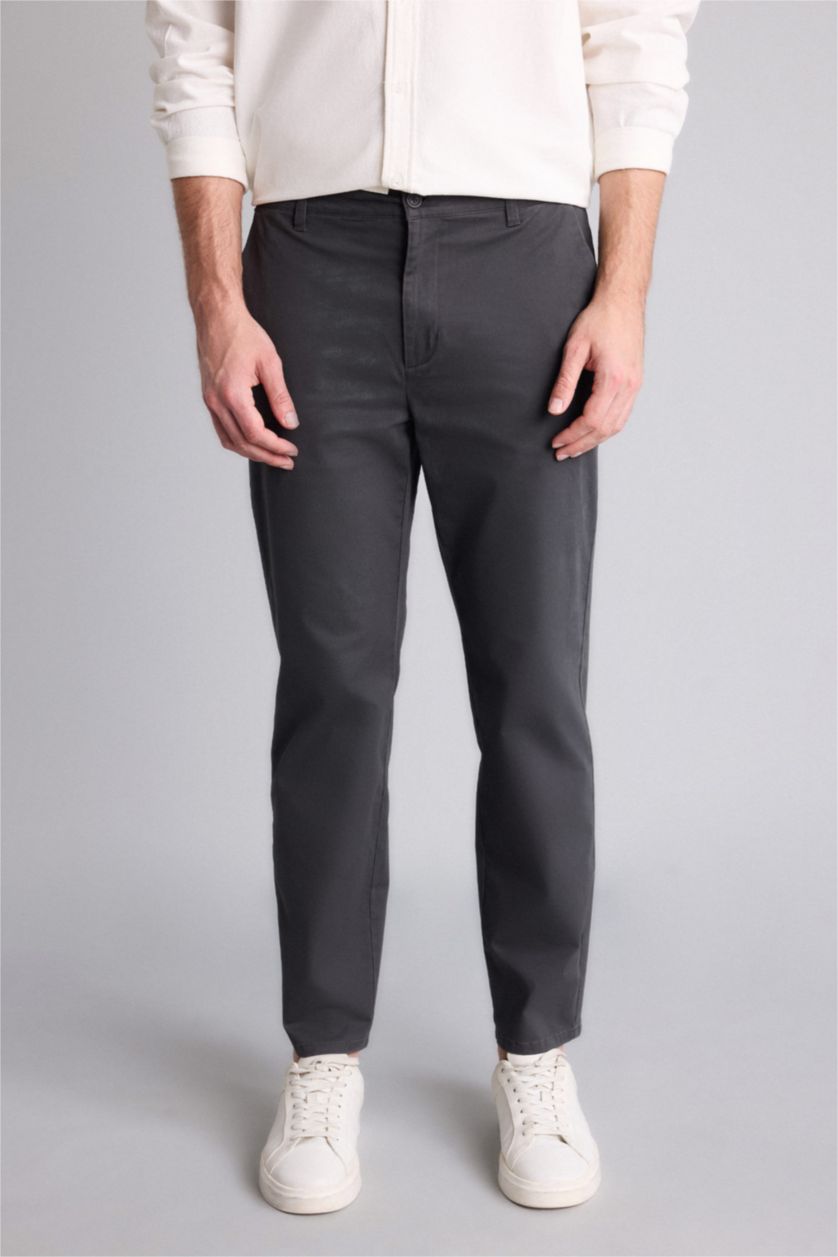 Мужчины Антрацит Брюки Regular Fit