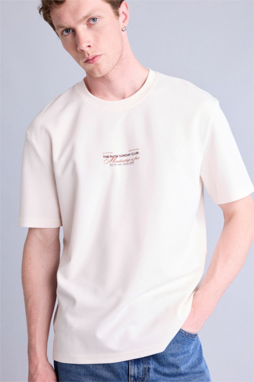 Ерлер экру Regular Fit футболка