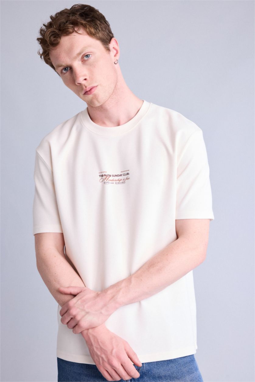 Ерлер экру Regular Fit футболка