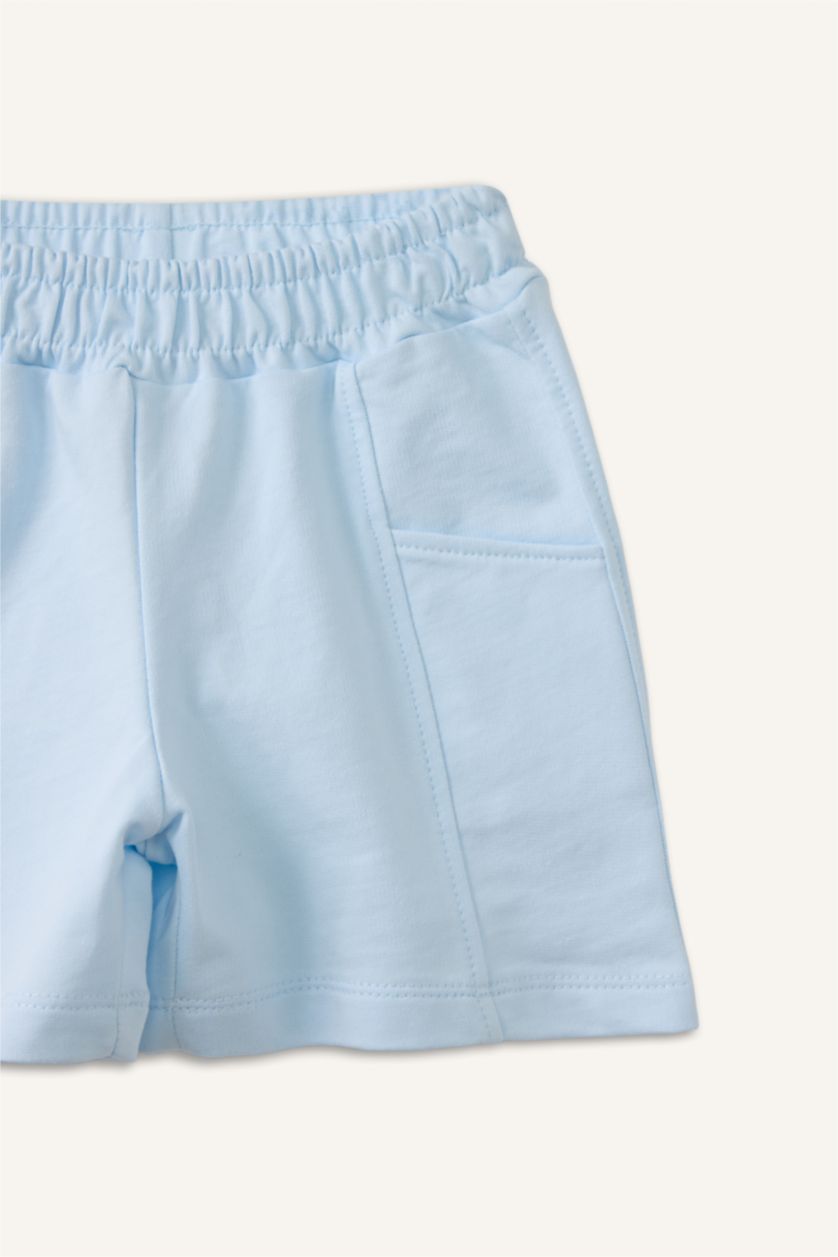 Kız Bebek Açık Mavi Kız Bebek Şort
