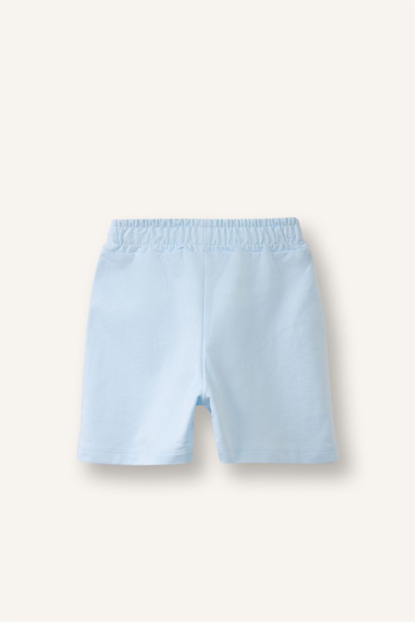 BABY GIRL Light Blue Baby Girl Normal Waist Shorts
