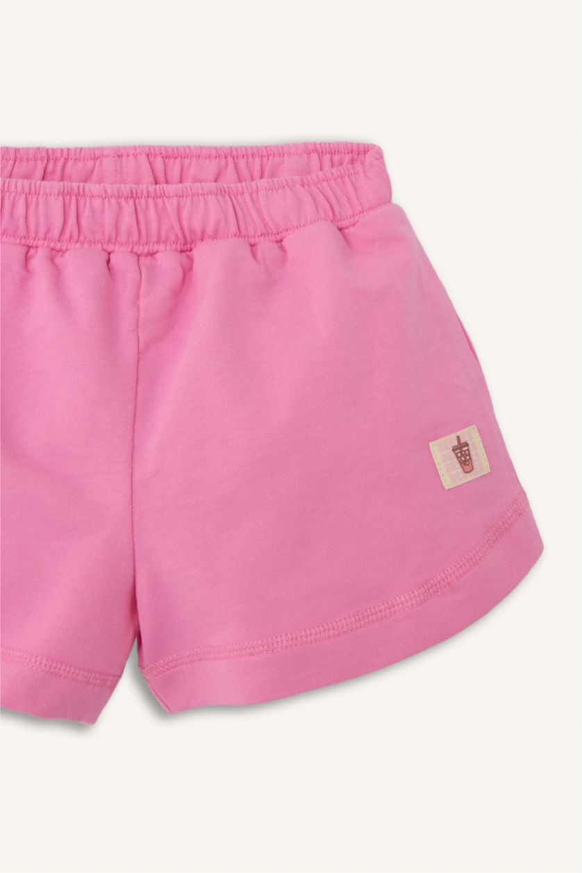 Kız Bebek Pembe İnce Sweatshirt Kız Bebek