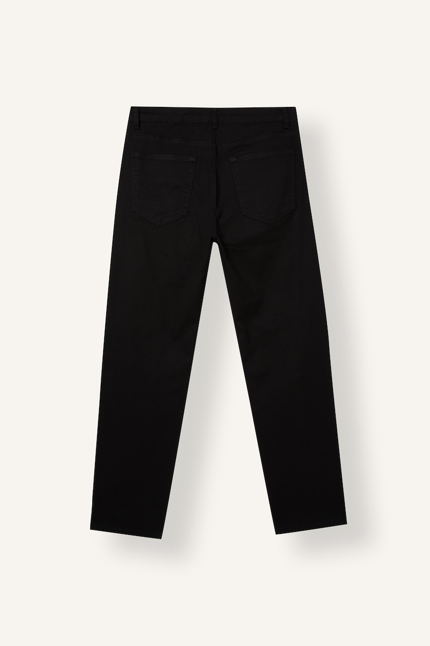 Erkek Siyah Tapered Fit Pantolon