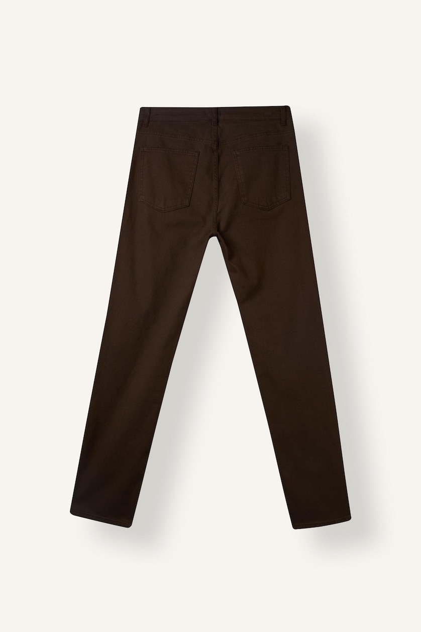 MAN Kahve Regular Fit Normal Waist Straight Leg Trousers