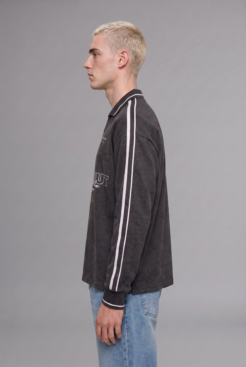 Ерлер Антрацит Boxy Fit свитшот
