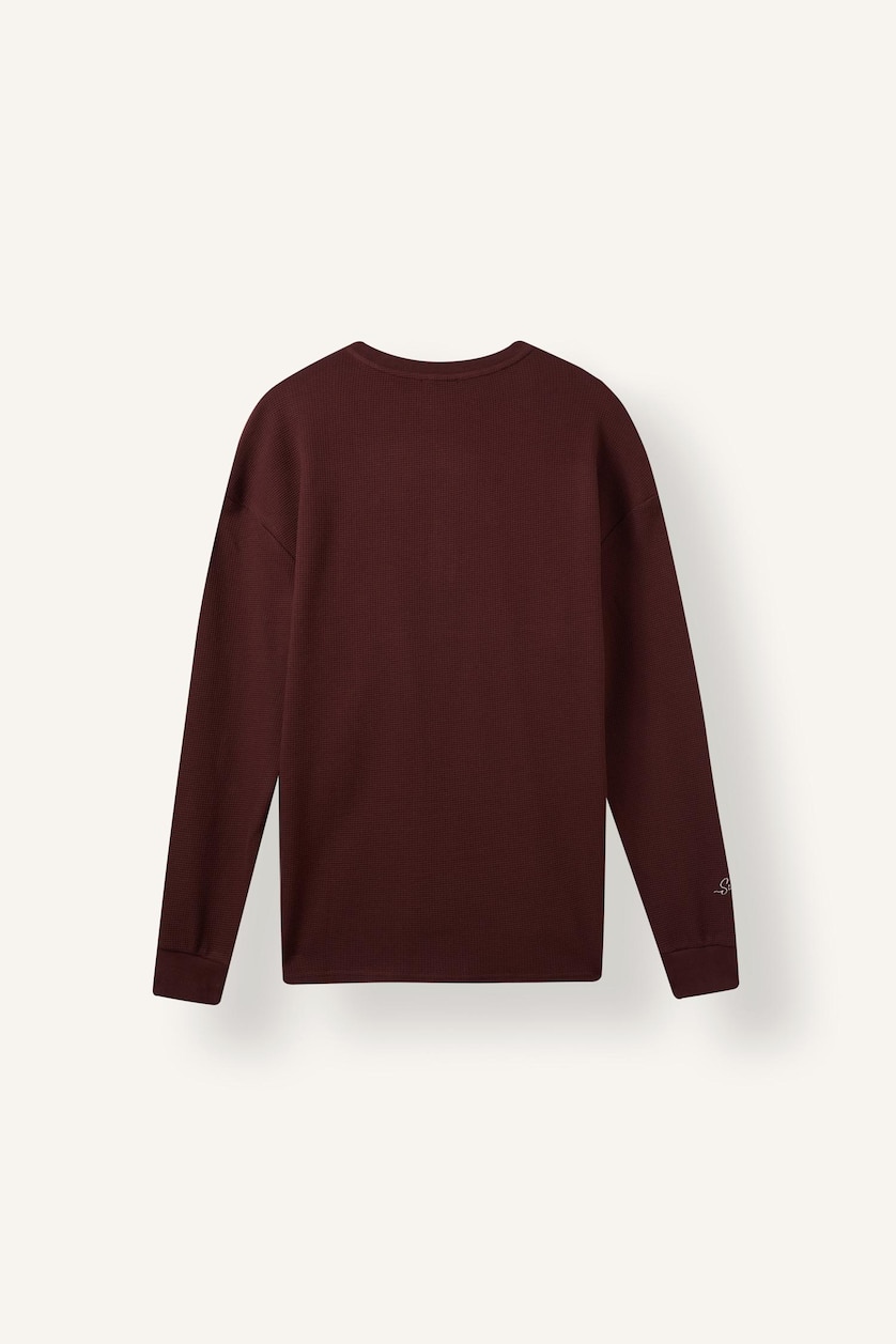 Ерлер Қою Бордо Boxy Fit свитшот