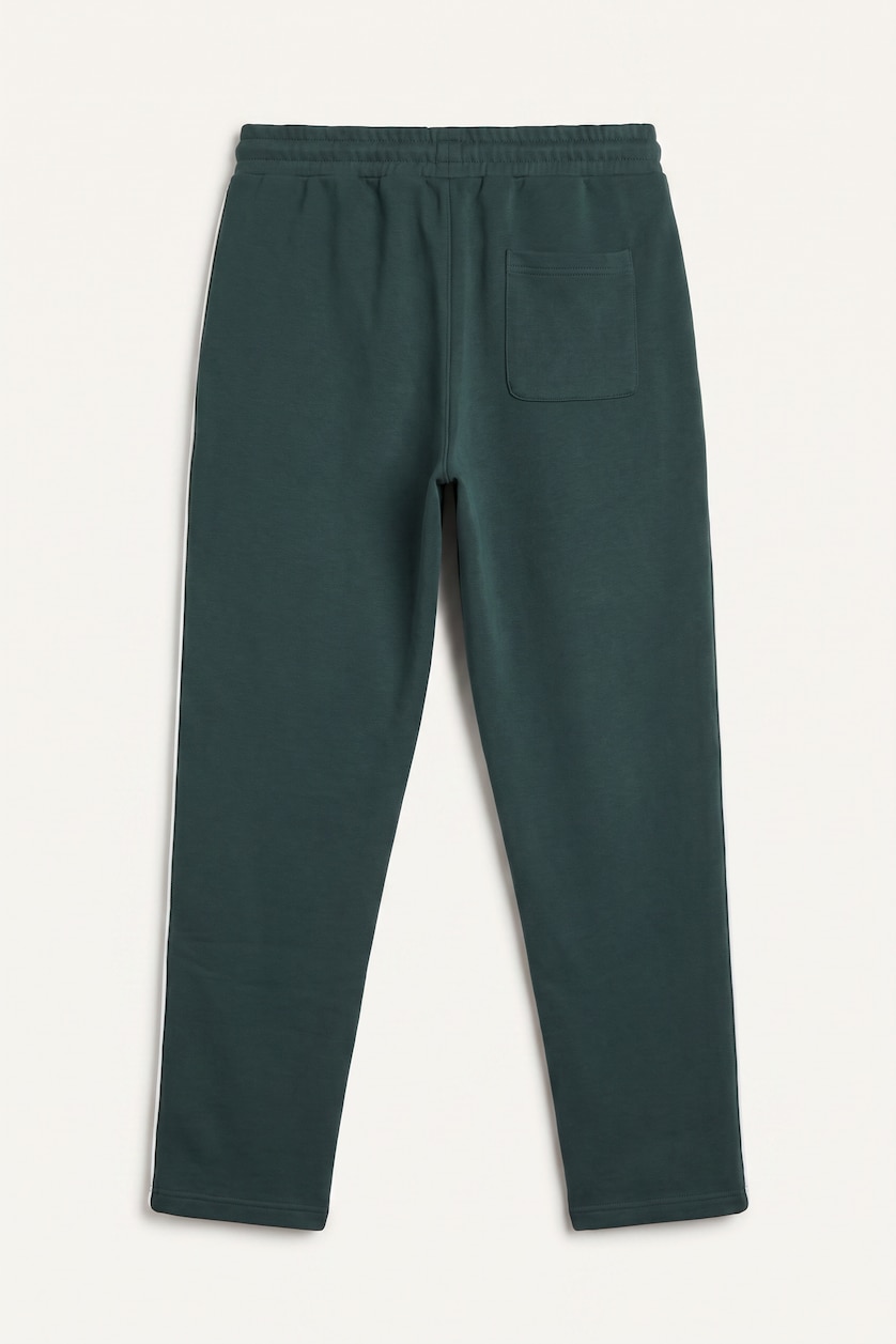 Men Dark Green Regular Fit Trousers