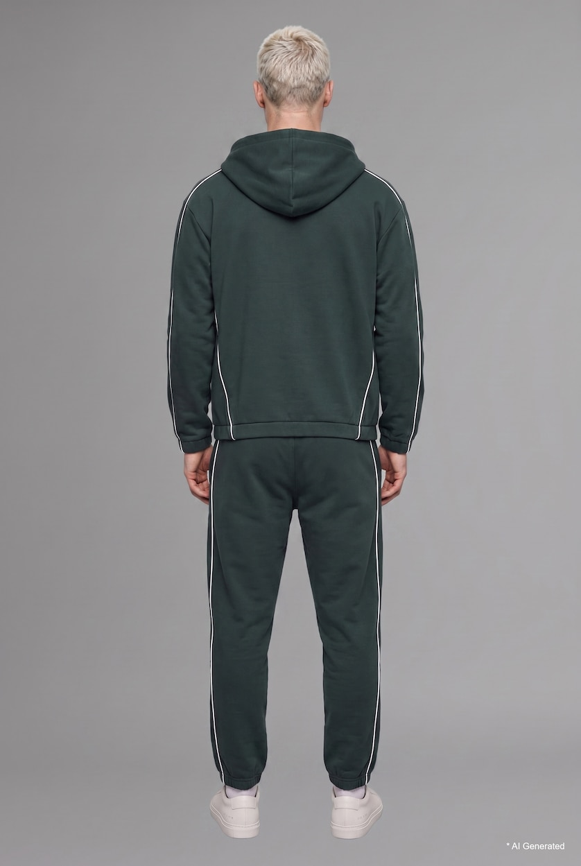 Ерлер Қою жасыл Regular Fit шалбар