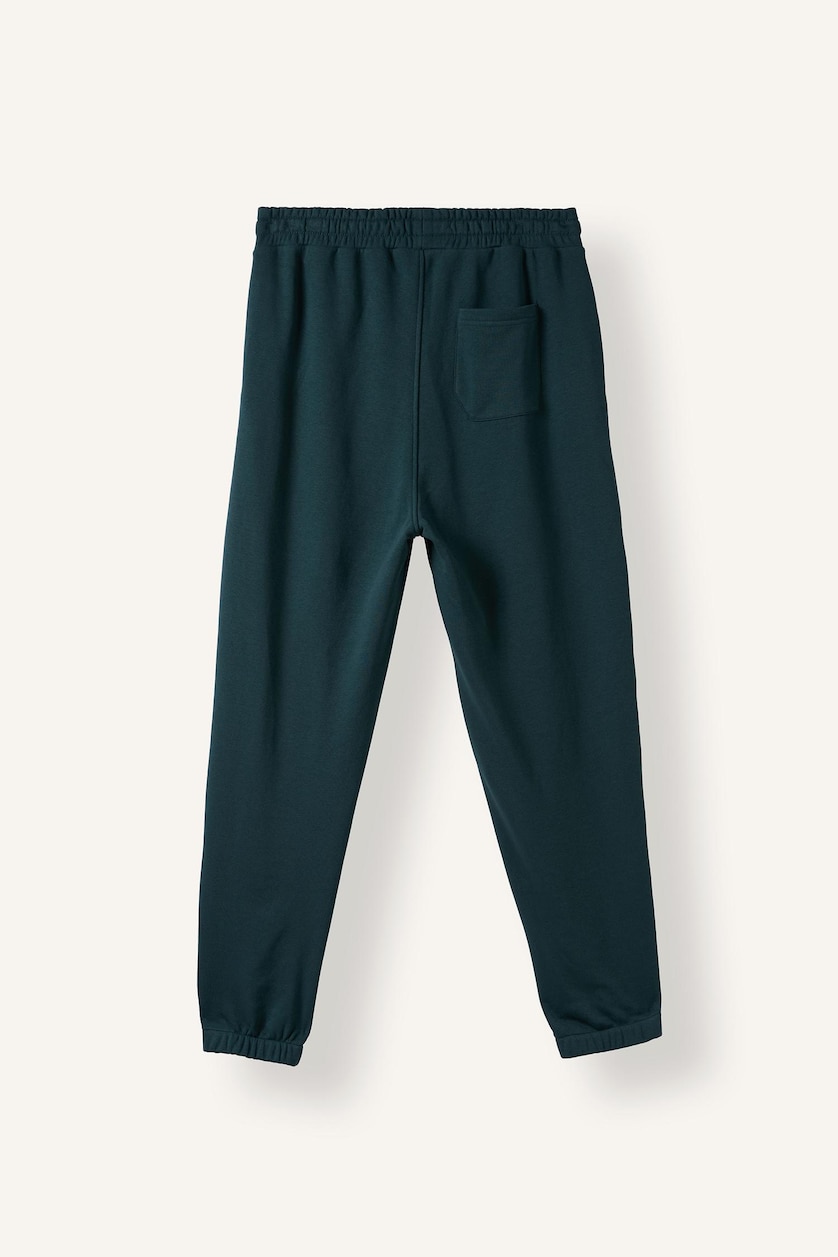 MAN Dark Green Regular Fit Elastic Leg Jogger Sweatpants