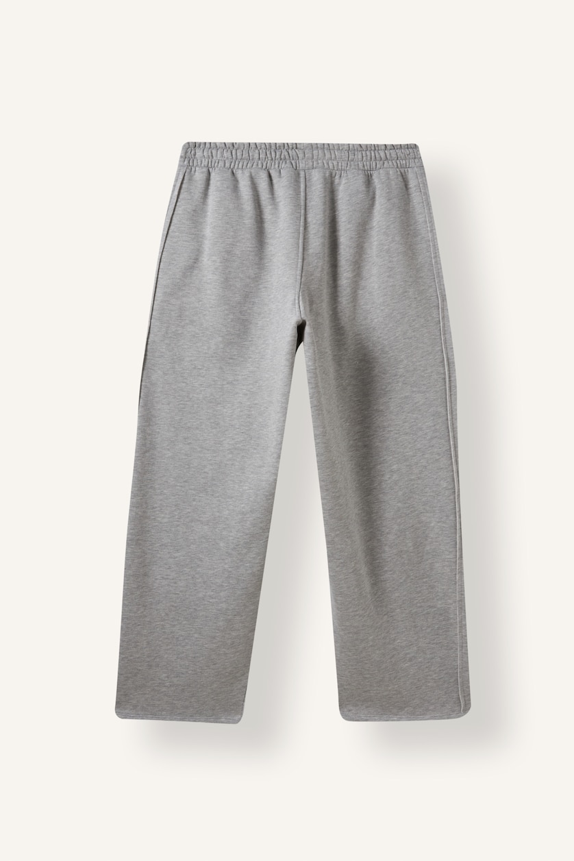 Men Grey Melange Balloon Fit Trousers