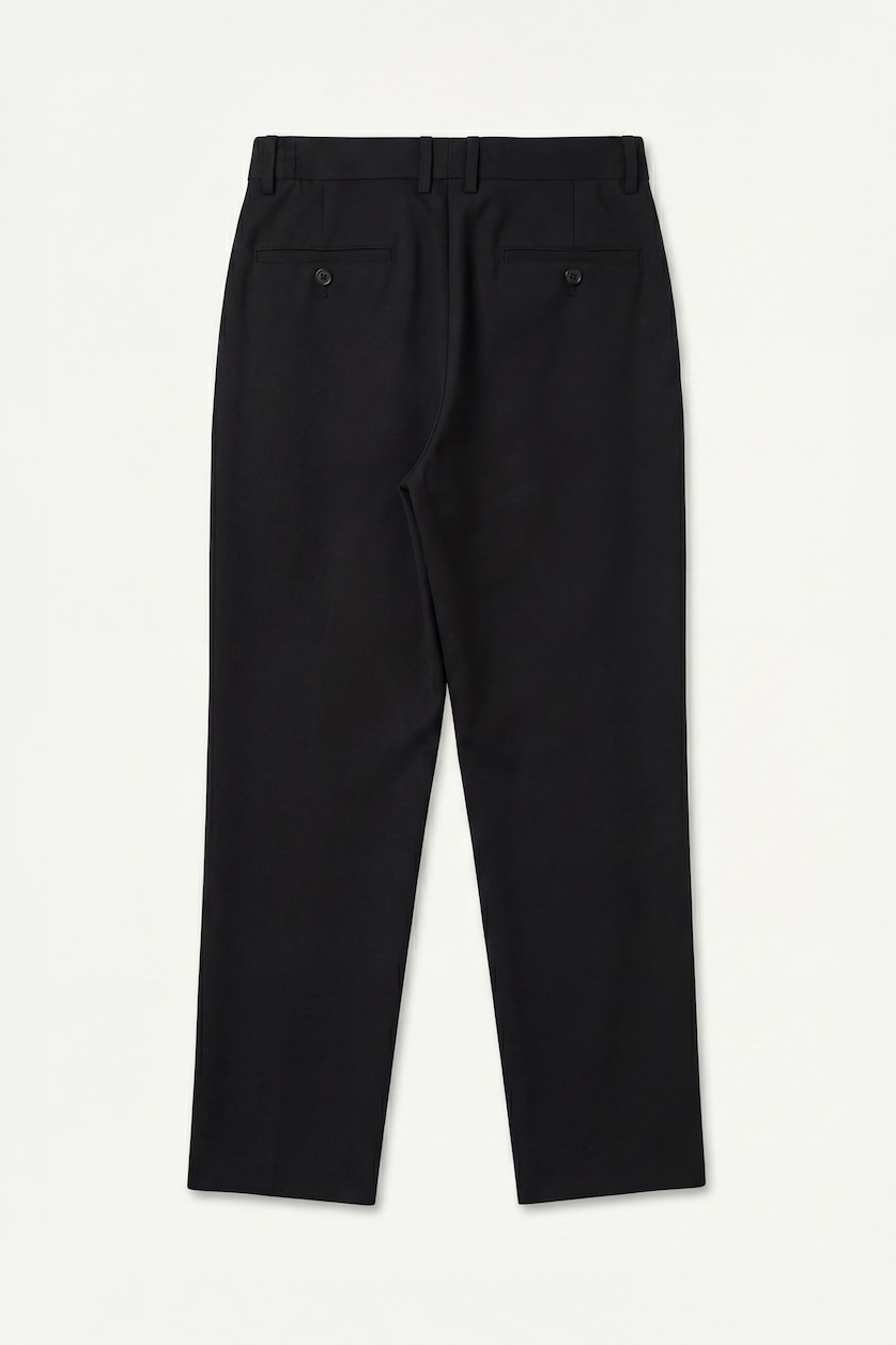 Men Black Baggy Fit Trousers