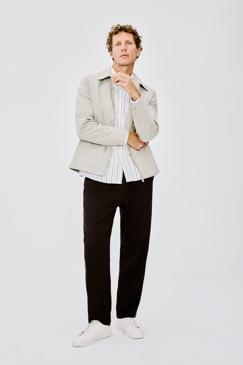 Men Brown Baggy Fit Trousers
