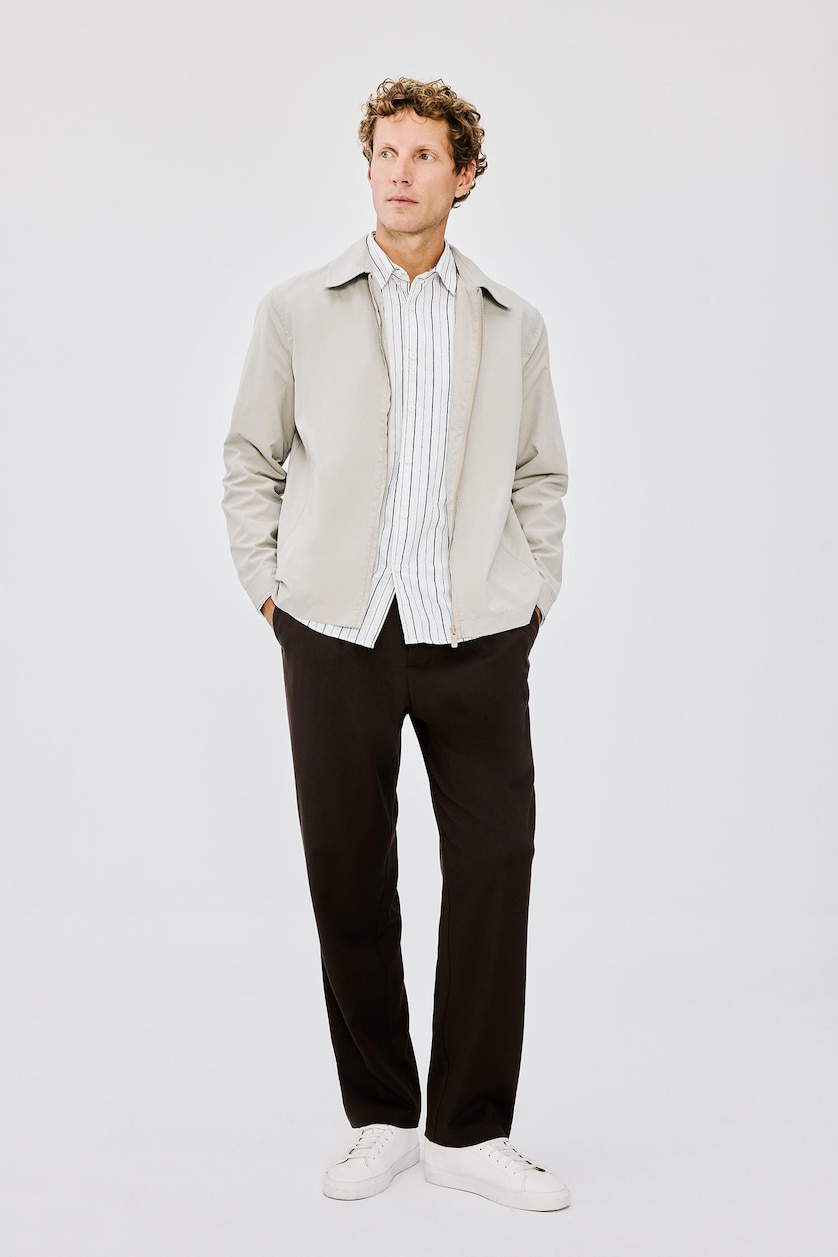 Men Brown Baggy Fit Trousers