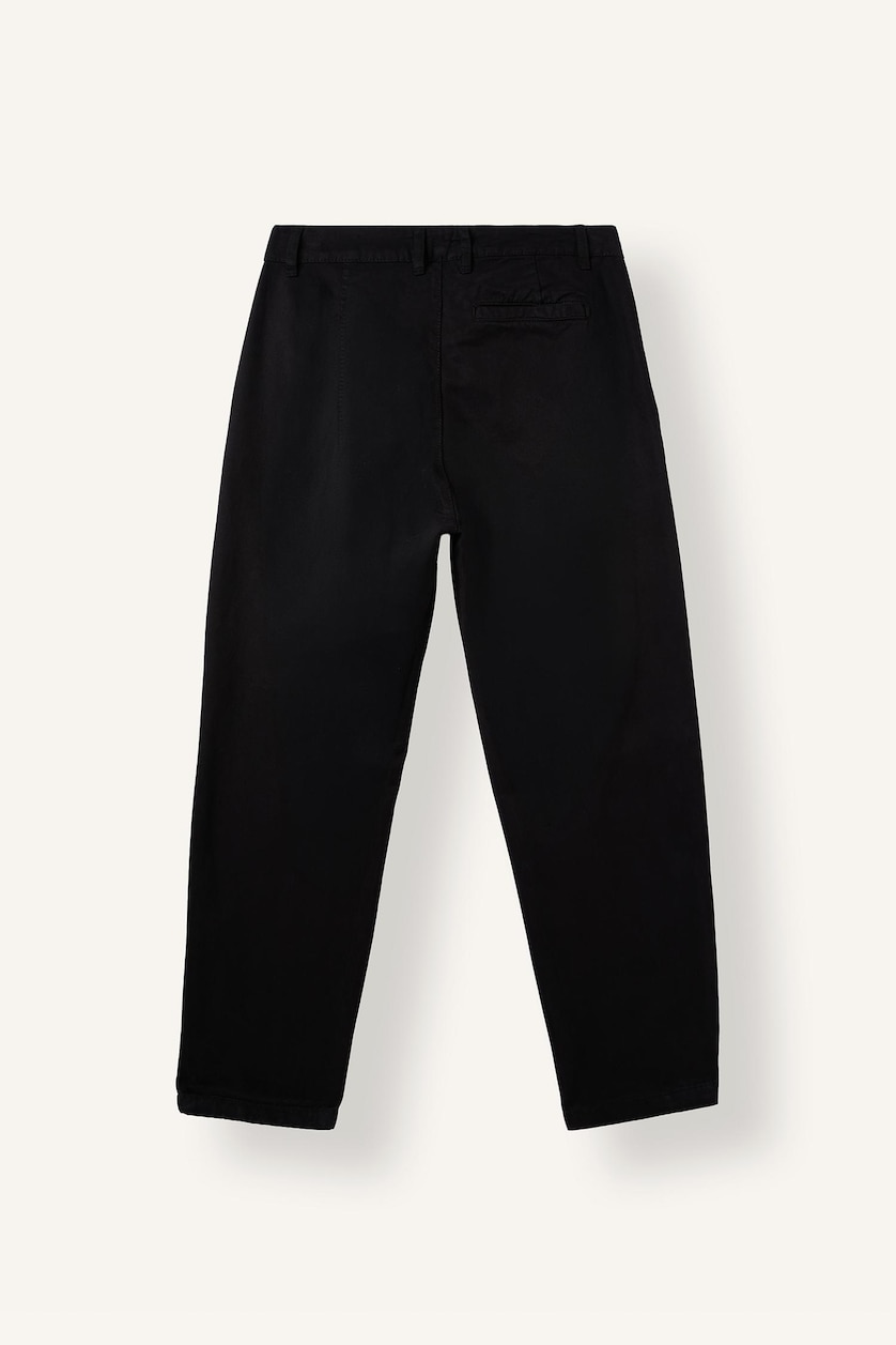 Man Black Relax Fit Trousers
