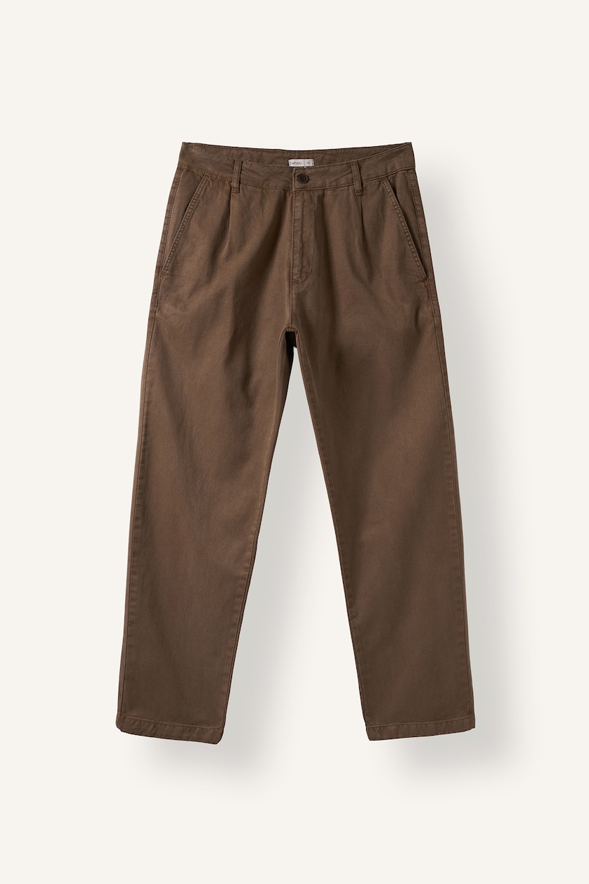 Men Brown Relax Fit Trousers