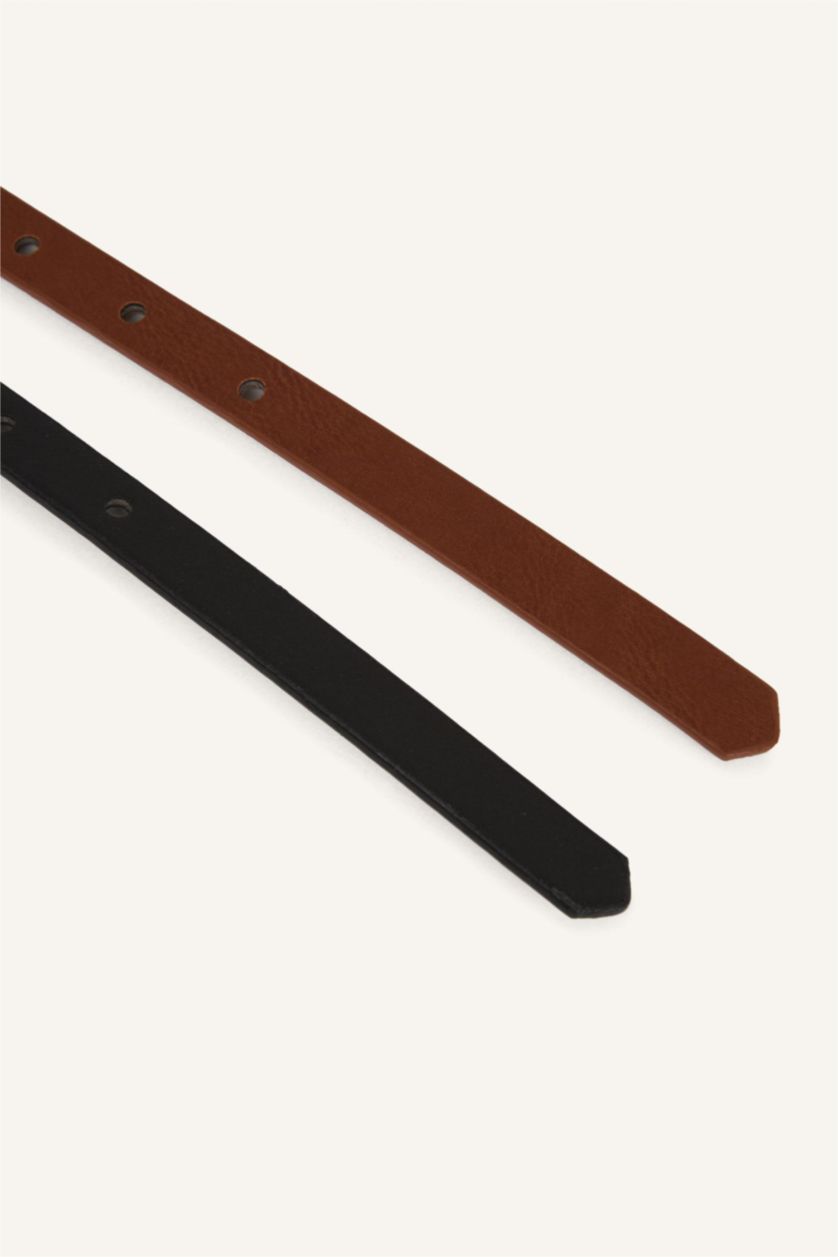 Kadın Karma Suni Deri Kemer