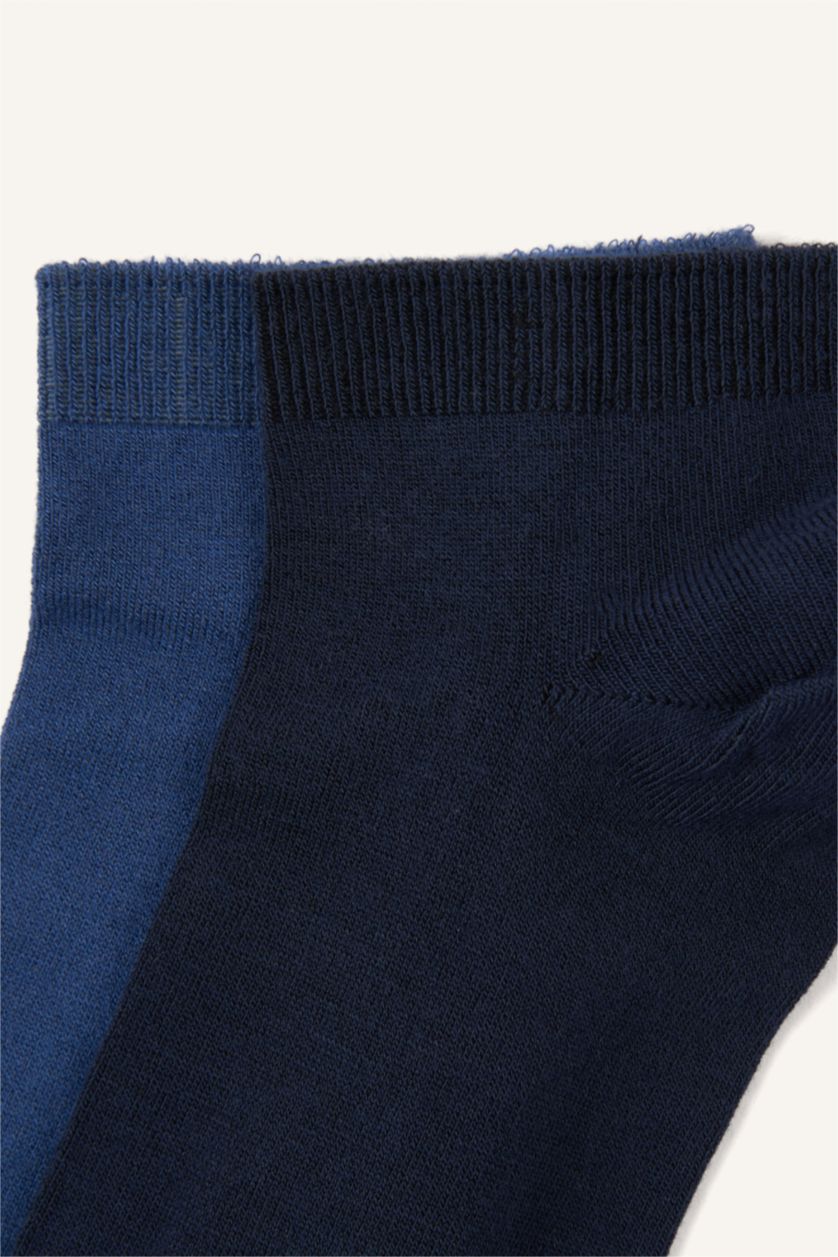 Erkek Lacivert 2'Li Patik Çorap