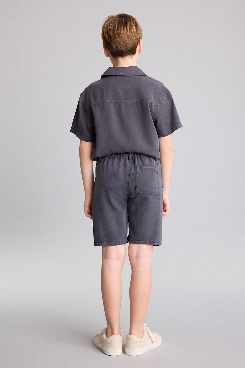 BOYS & TEENS Anthracite Boy Regular Fit Shorts