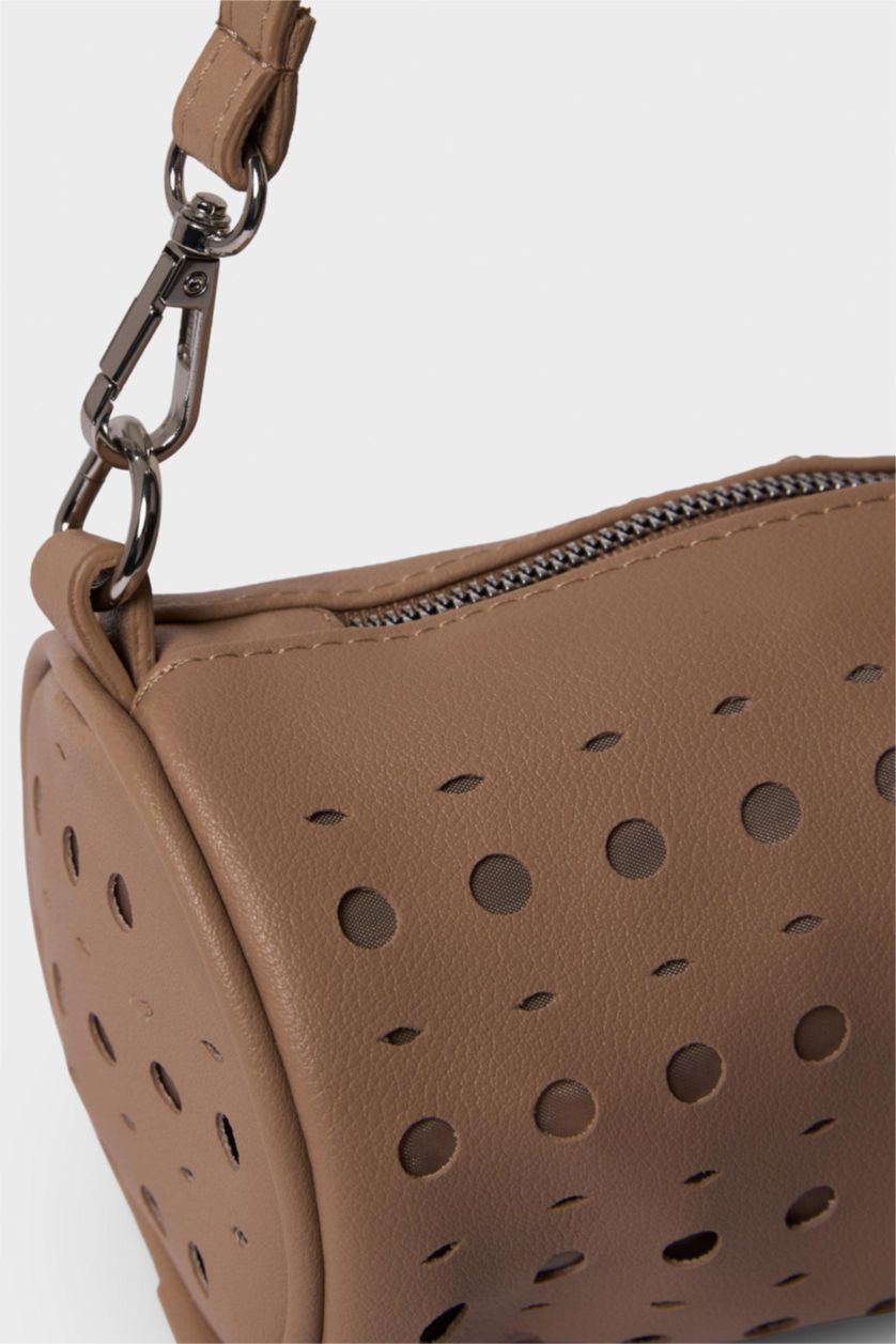 Kadın Koyu Vizon Kadın Omuz Çantası