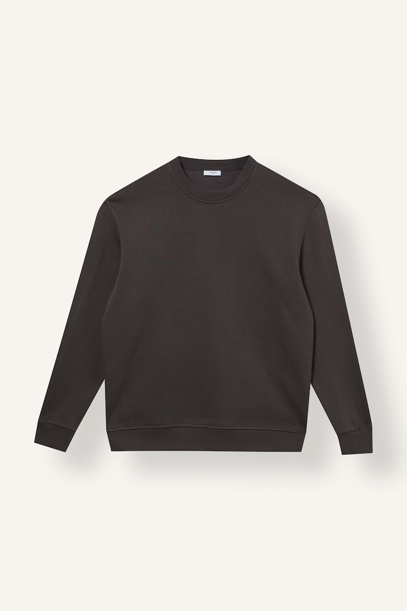Erkek Antrasit Regular Fıt Basic Sweatshırt