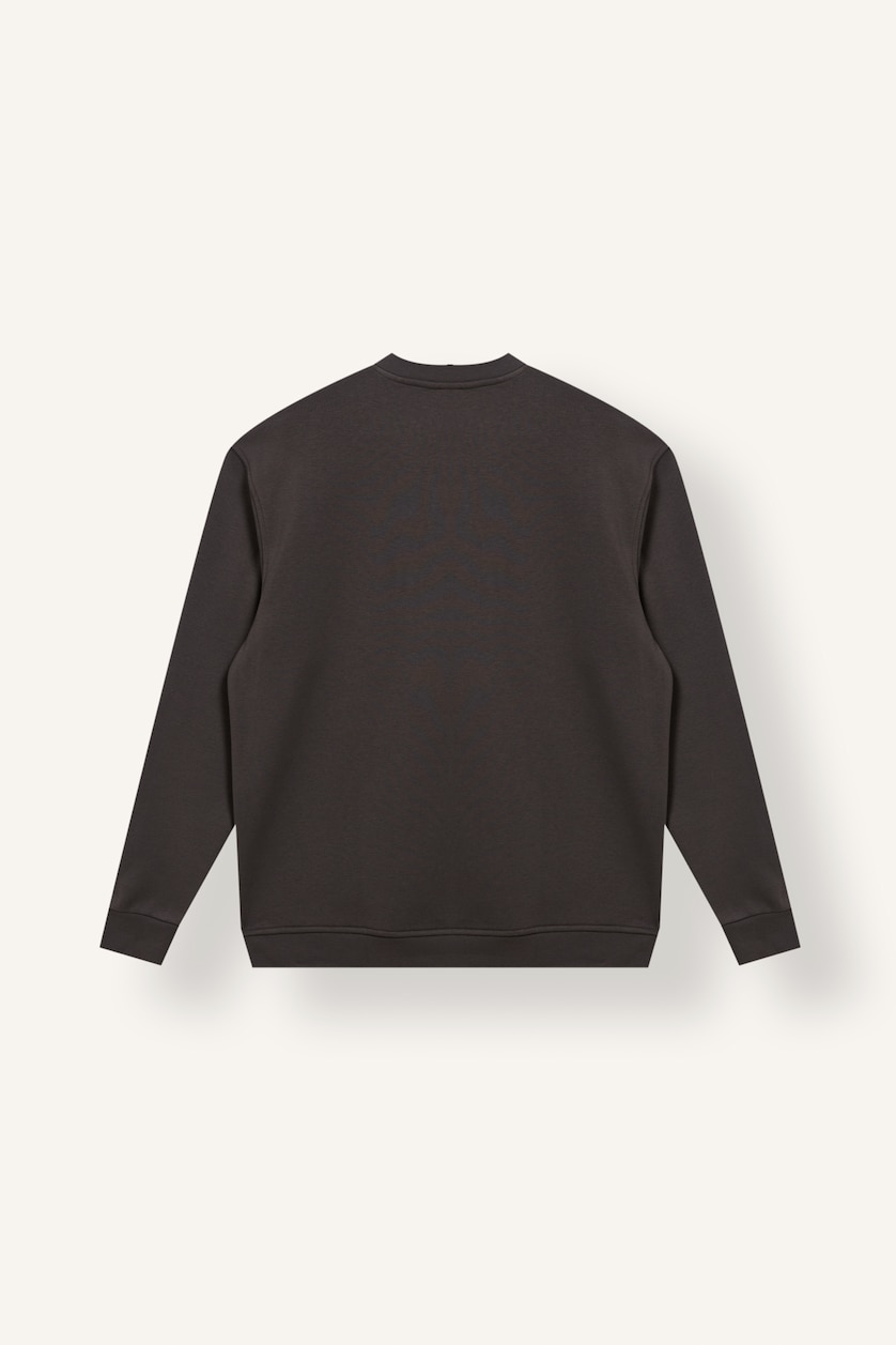 Erkek Antrasit Regular Fıt Basic Sweatshırt
