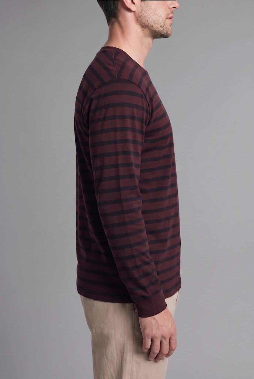 Men Brown Regular Fit Long Sleeve T-Shirt