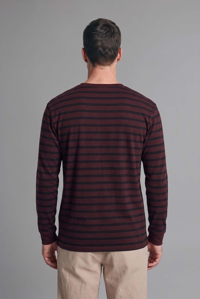 Men Brown Regular Fit Long Sleeve T-Shirt