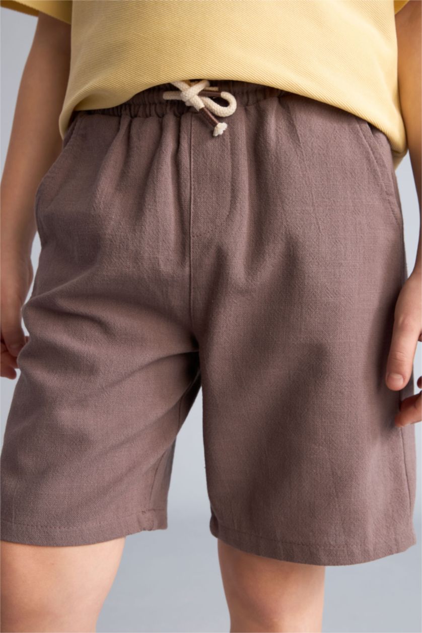 Мальчики и подростки Светло коричневый Шорты Regular Fit для мальчиков