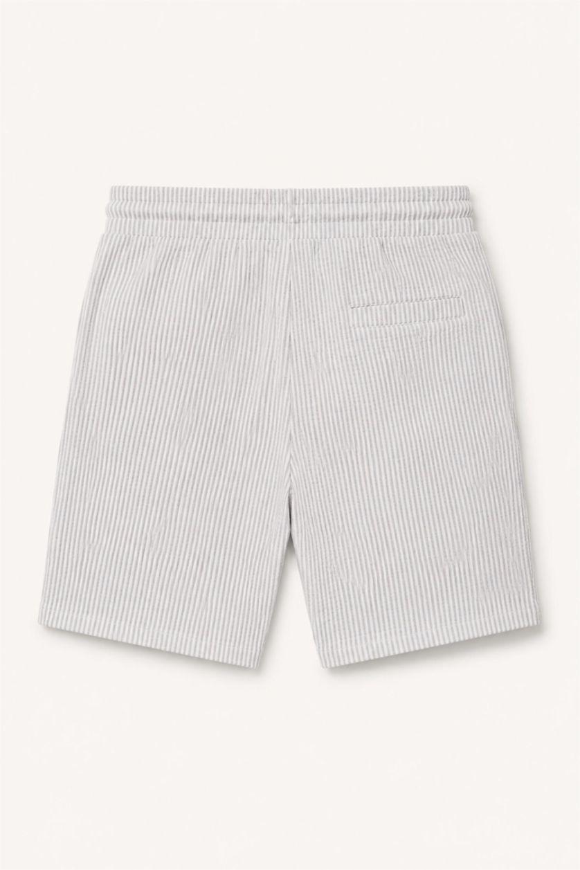 Man Beige Regular Fit Crinkle