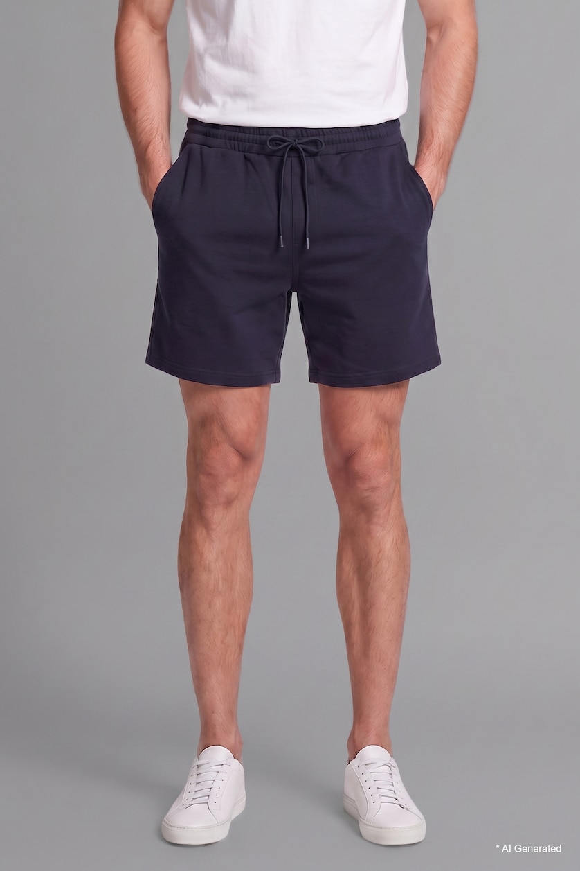 Men NAVY Regular Fit Regular Hem Shorts